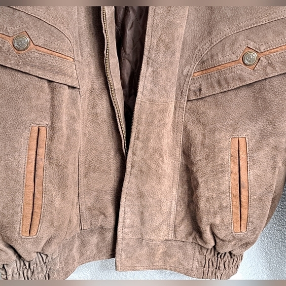 Genuine Suede Charles Klein Jacket   Size M - Picture 8 of 13